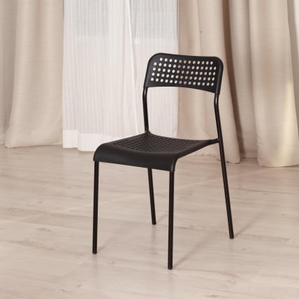 Стул ADDE (mod. C-049) металл/пластик, 39 х 49 х 78 см, Black (черный)_10