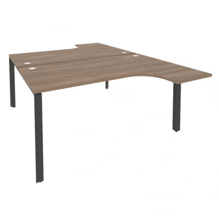 Рабочая станция на П-образном м/к ONIX O.MP-D.SA-4 Дуб Аризона/Антрацит_0