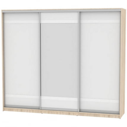 Шкаф-купе Б-220х270х60-3(ДСС-Белый-Д9Д10Д9) / B-220х270х60-3(ДСС-Белый-D9D10D9)_0