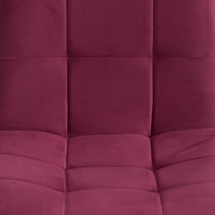 Стул CХИЛЛЙ МАКС Велюр/металл , 45 х 54 х 90 см , темная фуксия/белый / CHILLY MAX_7