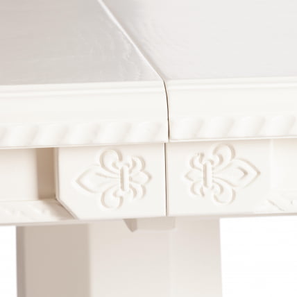 Стол STEFANO бук, мдф, 100+30x80x77см, Ivory white_12