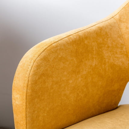 Кресло Oscar Arki микровелюр Желтый_2