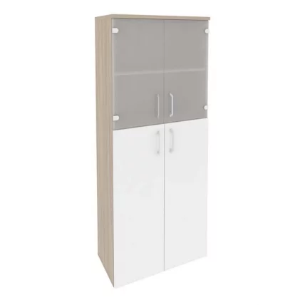 Шкаф высокий широкий ONIX O.ST-1.7 Дуб Аттик/Белый_0