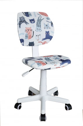 Кресло ЛОЛО Cats пластик белый_0