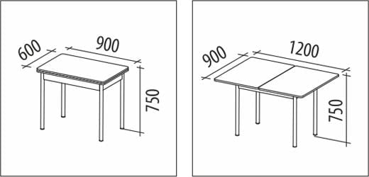 Стол обеденный Орфей 1.2 Ольха_2