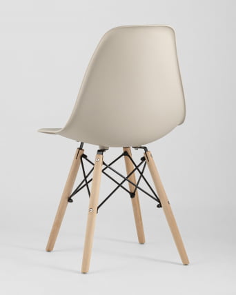 Стул Eames Style DSW бежевый (разборный каркас)_8