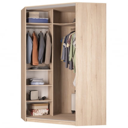 Шкаф-купе YA-230х1400-568-3(Белый-D4D3)_1