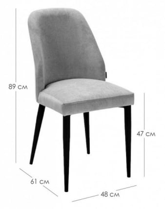 Стул Alen Diag blue/т. орех_11