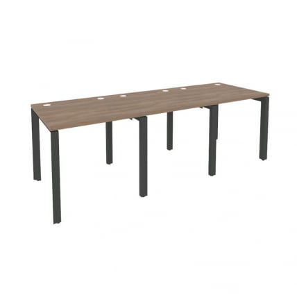 Рабочая станция на П-образном м/к ONIX O.MP-RS-3.0.8 Дуб Аризона/Антрацит_0