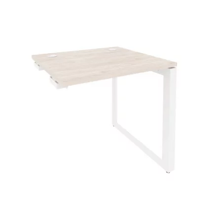 Стол-приставка на О-образном м/к к опорным элементам ONIX O.MO-SPR-0.7 Денвер Светлый/Белый_0