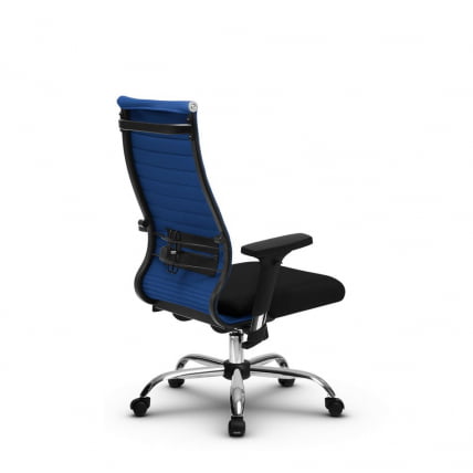 Кресло офисное МЕТТА B 2b 19/2D, Основание 17833 Комплект 2 Синее Черное_2