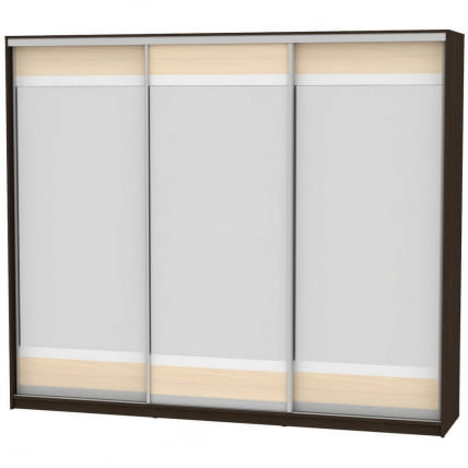 Шкаф-купе B-230х270х60-2(Венге-ДМ-D10D10D10)_0