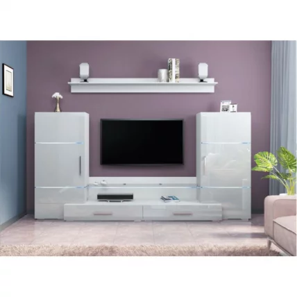 Гостиная Домино L2800 Белый глянец_0