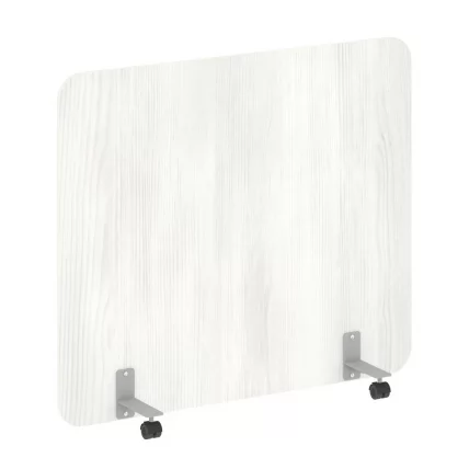 Перегородка на металлических опорах, на роликах R-line DP.R-140-120 Снежная Патина_0