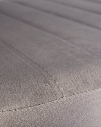 Стул барный DOBRIN CHARLY GOLD Серый велюр MJ9-75_6