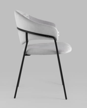 Стул Алексис велюр Серый_2