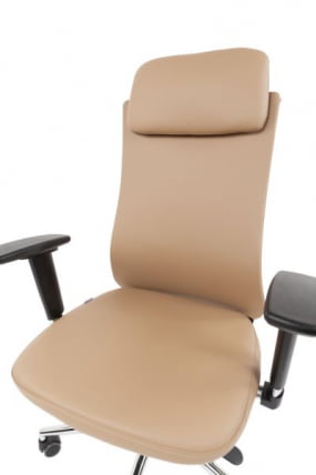 Офисное кресло CHAIRMAN 500 LUX экокожа Бежевый_21