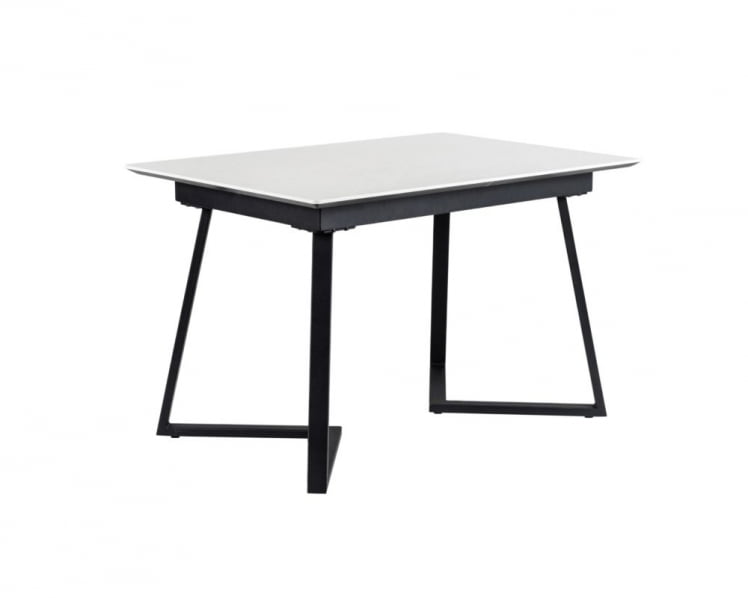 Стол Роналдо раздвиж. 120-160 Светлый мрамор/Бабочка_6