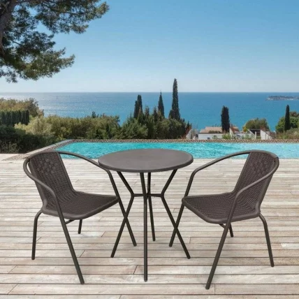 Комплект мебели Асоль-5 LRC01/LRT01-D60 Dark Brown 2Pcs_1