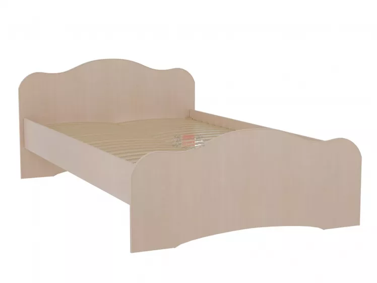 Кровать Фант двойная 1600x2000 мм Млечный дуб_0