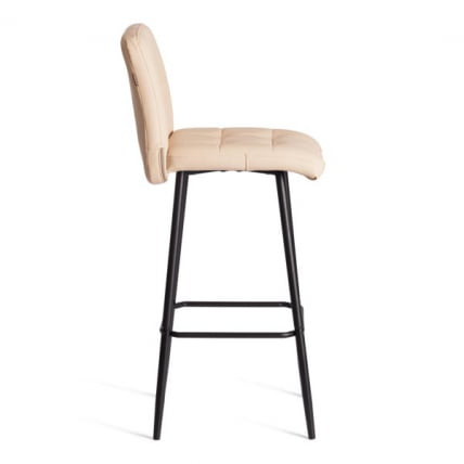 Барный стул Medeo/Медео экокожа , бежевый, 45х56х113 см_1