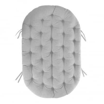 Диван MAMASAN/МАМАСАН 23/02 W /с подушкой/ 169х102х80 см, Pecan (орех), матрац 182х119 см, ткань серо-бежевая 3М 16/2_13