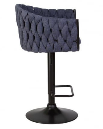 Стул барный DOBRIN LEON (синяя ткань (LAR-275-29)) 2 шт_3