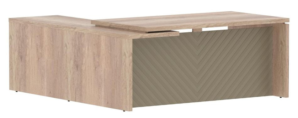 Стол руководителя правый Torr LUX TLCT 1820 R Дуб Каньон Капучино_0