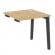 Стол-приставка Оникс Вуд OW.SPR-0.8 Тиквуд Светлый/Дуб Темный/Металл Антрацит 780*800*750_3821418