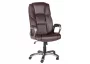 Кресло Одиссей ULTRA ЛЮКС кож. зам. Коричневый_119037