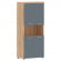 Шкаф с 2-мя комплектами глухих малых дверей и топом Torr LUX TLHC 85.4 Дуб Бофорд Серо-голубой_542416