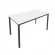Стол письменный на металлокаркасе SLIM SYSTEM С.СП-5 Белый-Антрацит_237053