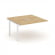 Стайл Проджект Проходной наб. элем. SN-59P.DNRS-001 Тиквуд Светлый/Металл Белый/Белый Заглушка 980*1 _3810469