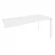 Стол-приставка на П-образном м/к к опорным элементам ONIX O.MP-SPR-4.7 Белый Бриллиант_240908