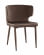 Стул Матео с кантом велюр Коричневый_289297