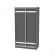 Шкаф-купе B-230х120х60-3(Графит-D9D9)_361957