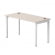 Стол прямой на металлокаркасе, опоры 90 гр Everprof EVO 254S007 Кашемир Белый_2485127