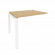 Наборный элемент рабочей станции на П-образном м/к ONIX O.MP-1.NRS-1.8 Тиквуд Светлый/Белый_252537