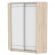 Шкаф-купе YA-198х1250-5(ДСС-Белый-D1D1)_359671