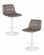 Стул барный DOBRIN TAILOR WHITE (серый велюр (MJ9-75)) 2 шт_3636581