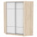 Шкаф-купе YA-198х1400-568-1(ДСС-Белый-D4D4)_359450