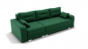 Диван Модерн -2 угол левый/правый (ЗР) Цвет фасада: Зеленый; Тип: Левый/правый; Материал фасада: Металл/Велюр_871223