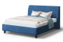 Кровать Хилтон, 2000 x 1800 мм, синий_916009