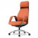 Эргономичное кресло руководителя Eureka OC07 SERENE (Nappa кожа), оранжевое_1412113