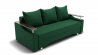 Диван Квадро-1 ПБ (ЗР) Цвет фасада: Зеленый; Тип: Прямой; Материал фасада: Металл/Велюр_845323