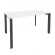 Стол рабочий на П-образном м/к ONIX O.MP-SP-3.8 Белый Бриллиант/Антрацит_240045