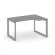 Стайл Проджект Стол рабочий эргономичный SN-59O.SPA-012(R) Серый Пепел/Металл Серый/Заглушка Пластик _3821239
