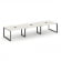 Стайл Проджект Стол переговорный SN-59O.SPRG-052 Дуб Наварра/Металл Антрацит 3540*1180*750 _3812570