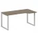 Стол криволинейный правый на О-образном м/к METAL SYSTEM БО.СА-1 Пр Вяз/Серый_247053