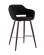 Стул барный Саймон Б велюр Черный_227212